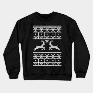 Navy Blue Fair Isle Christmas Sweater Crewneck Sweatshirt